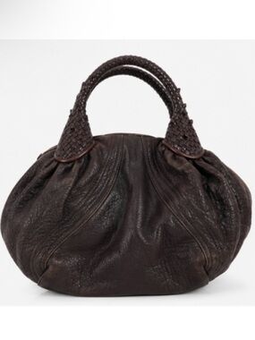 Authentic Vintage Fendi Spy Bag – Dark Brown Leather